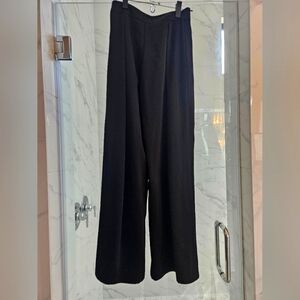 Elegant Black Women's Wide-Leg Pants